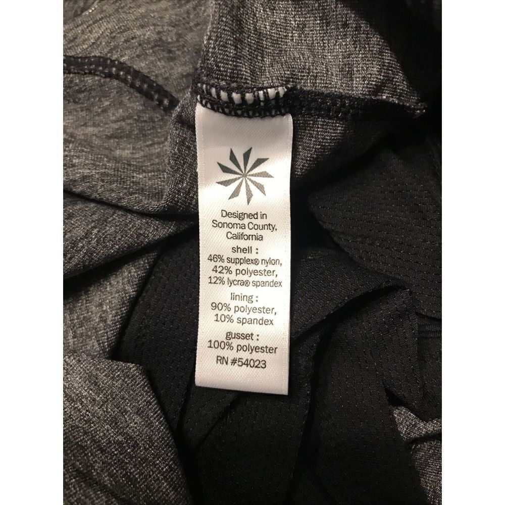 Athleta Metro Skort Drawstring Zip Pockets Style 212468 Sz XS Dark Heather Grey - Picture 5 of 6